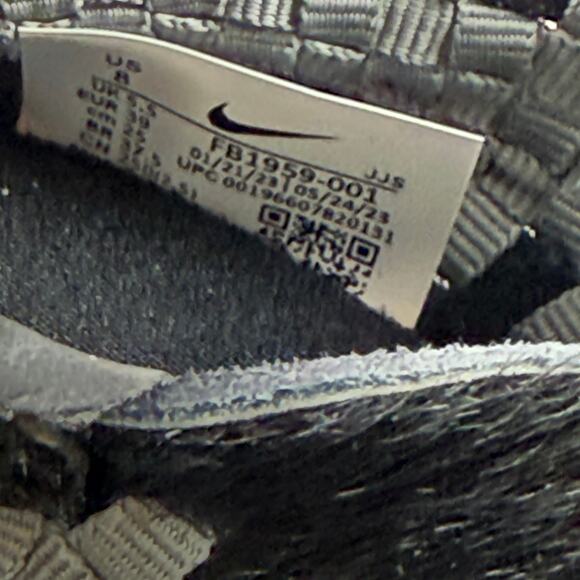 Nike Air Footscape Woven Black Smoke Grey Women's Size 8 FB1959-001 NEW - Picture 10 of 10